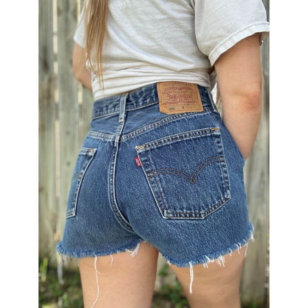 Levi's Blue Jean Shorts